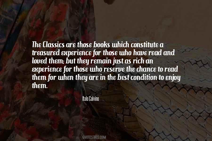 Rich In Experience Quotes #1643257