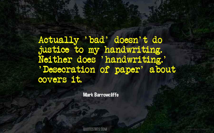 Bad Justice Quotes #312187