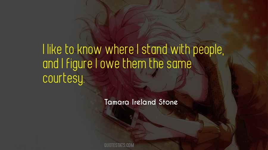 Know Where To Stand Quotes #149992