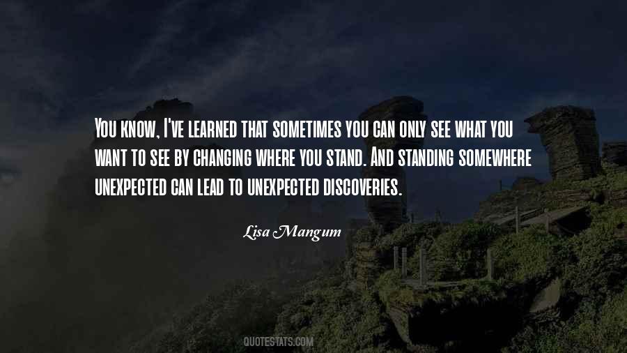 Know Where To Stand Quotes #3349