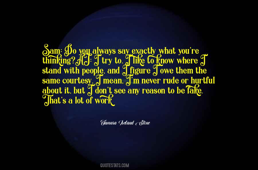 Know Where To Stand Quotes #37524