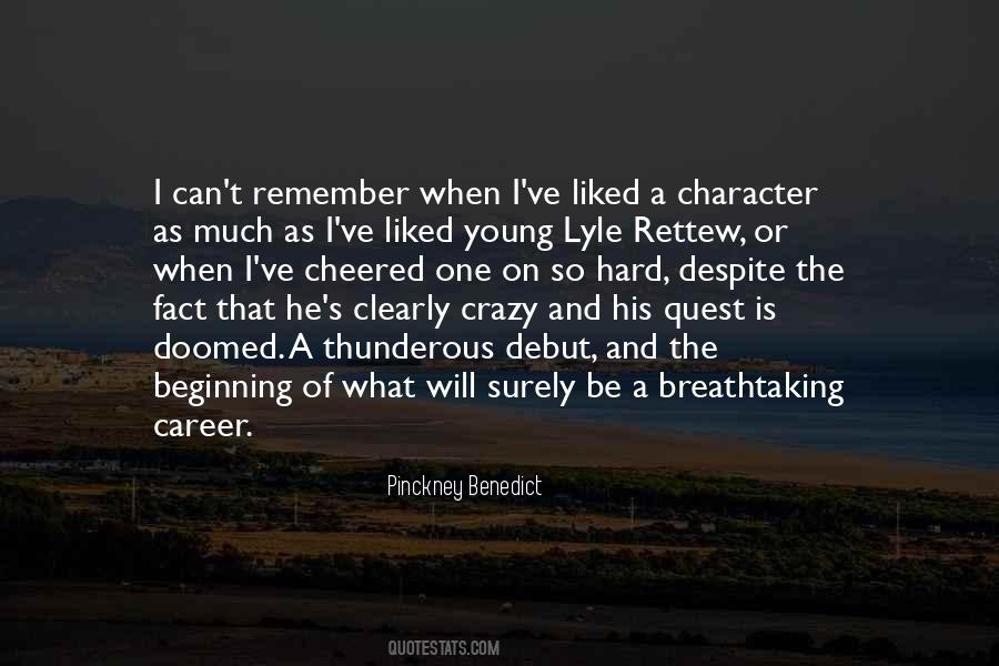 Hard Beginning Quotes #415134