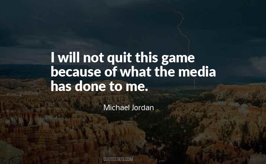 Michael Jordan Quit Quotes #599541