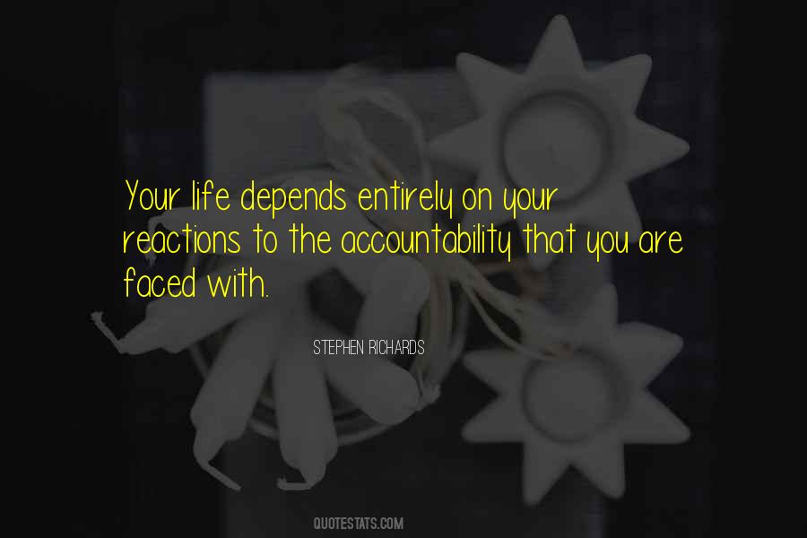 Success Depends On You Quotes #1587402