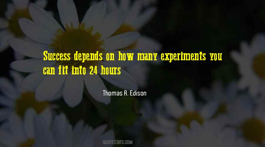 Success Depends On You Quotes #969144