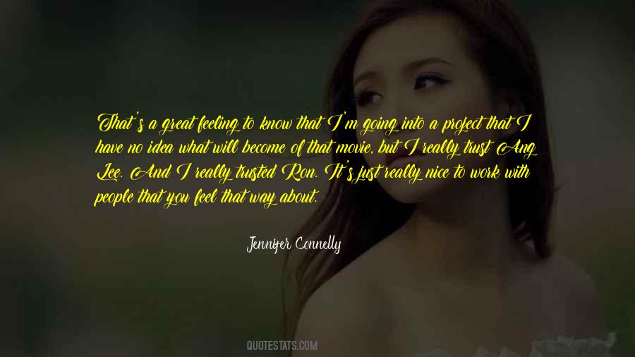Feeling Trust Quotes #1148249