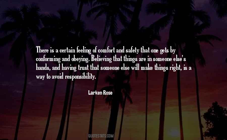 Feeling Trust Quotes #1253338
