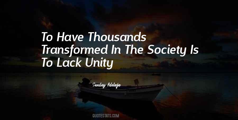 Lack Of Unity Quotes #1021209