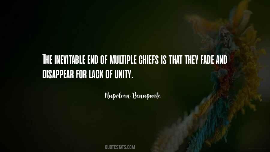 Lack Of Unity Quotes #431617