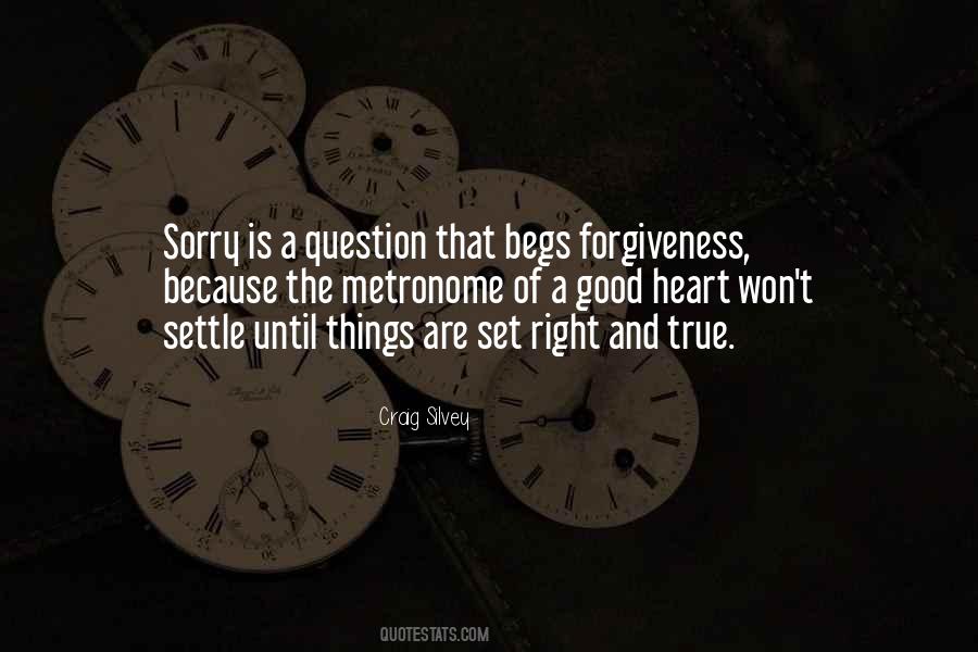 Good Sorry Quotes #1116608