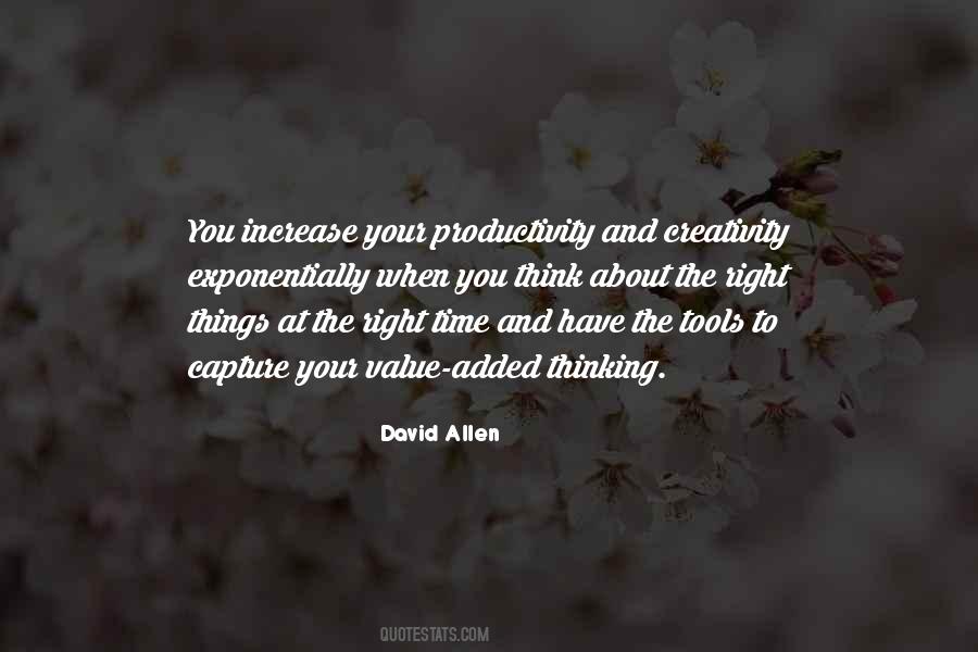 Quotes About Productivity And Creativity #1378631