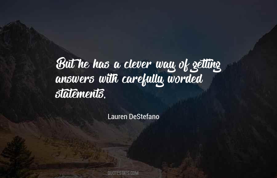 Quotes About Getting Answers #1215480