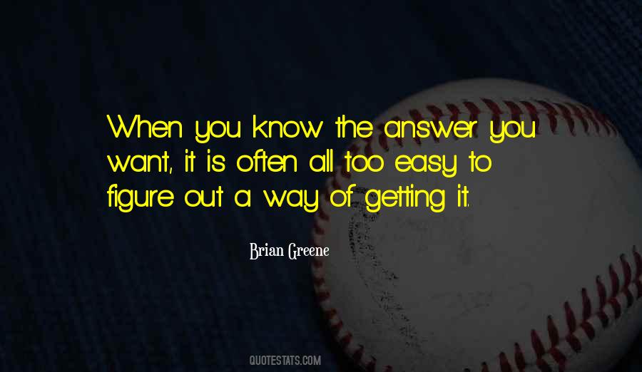 Quotes About Getting Answers #1551411