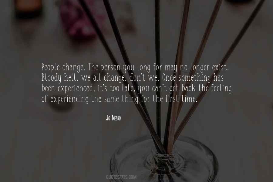 Person Can Change Quotes #1188276