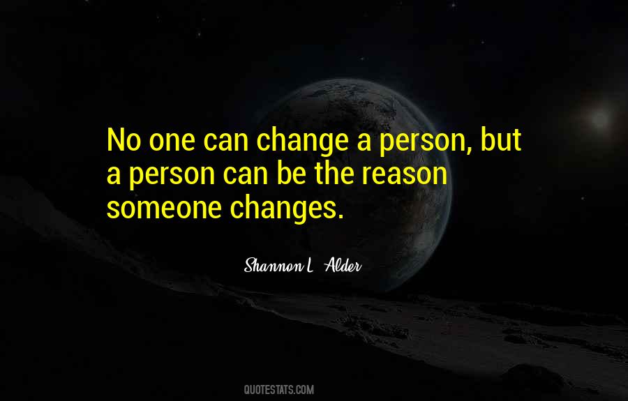 Person Can Change Quotes #1189919