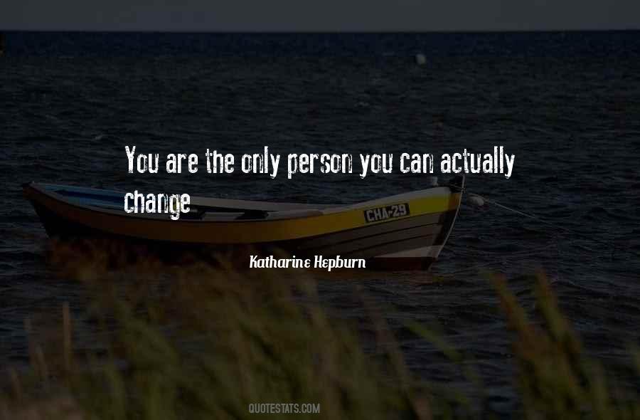 Person Can Change Quotes #1285002
