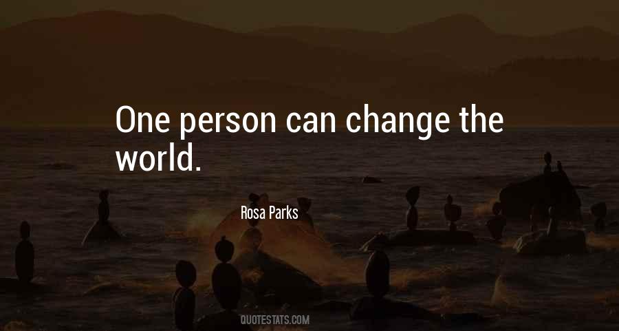 Person Can Change Quotes #1575898