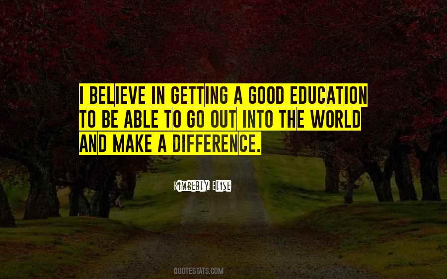 Quotes About Getting An Education #124214