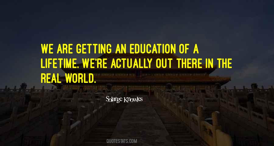 Quotes About Getting An Education #1634370