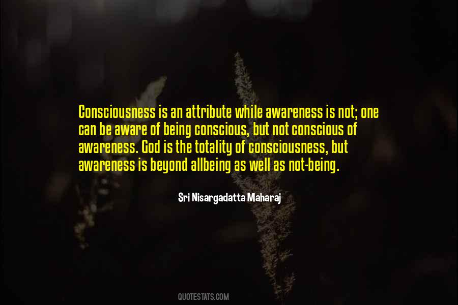 God Awareness Quotes #262312