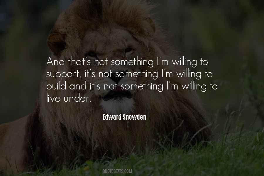 Not Willing To Live Quotes #1082936