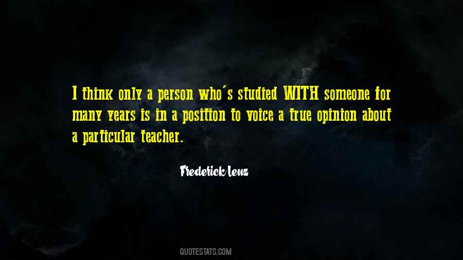 Teacher Voice Quotes #1635443