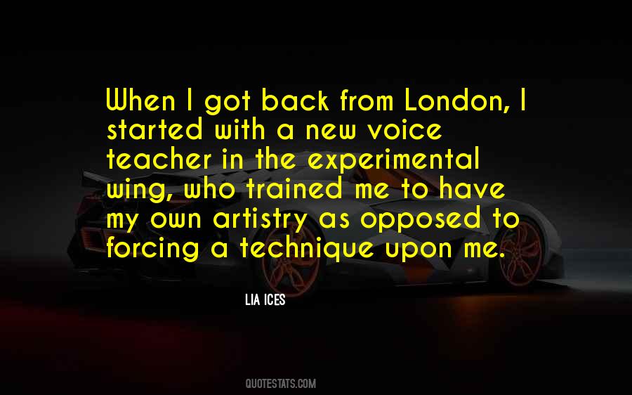 Teacher Voice Quotes #467043