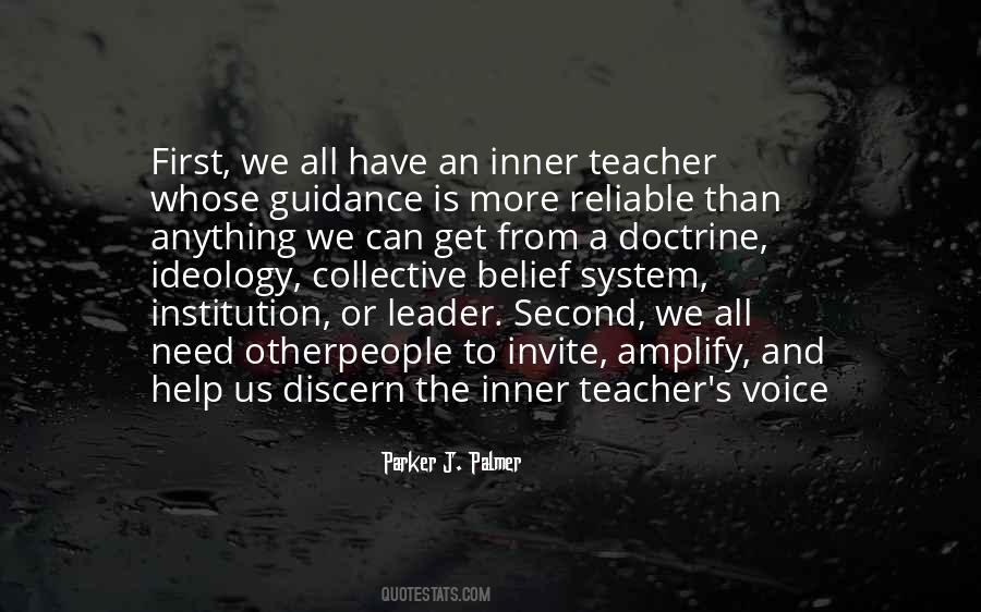 Teacher Voice Quotes #886052