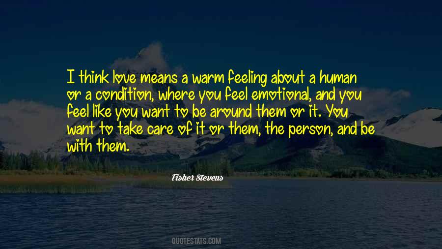 Warm Person Quotes #1488783