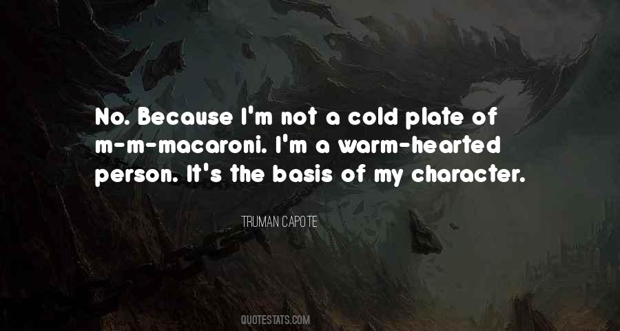 Warm Person Quotes #1609186