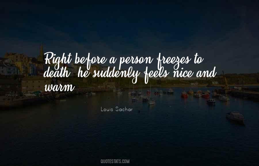 Warm Person Quotes #1814724