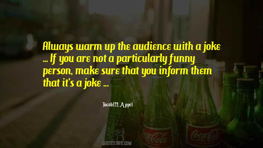 Warm Person Quotes #586303