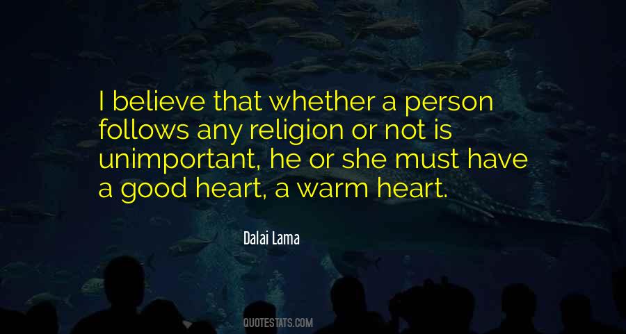Warm Person Quotes #844995