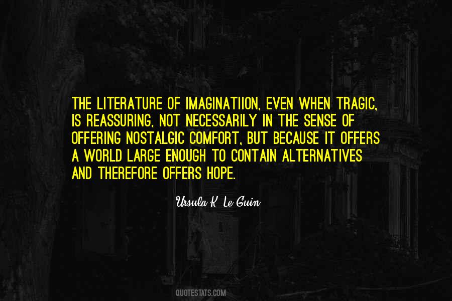 Hope Literature Quotes #626414