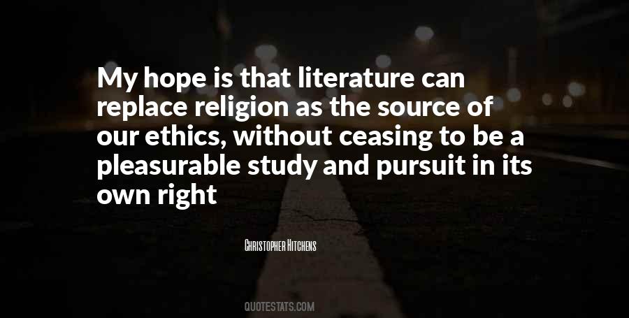 Hope Literature Quotes #924669