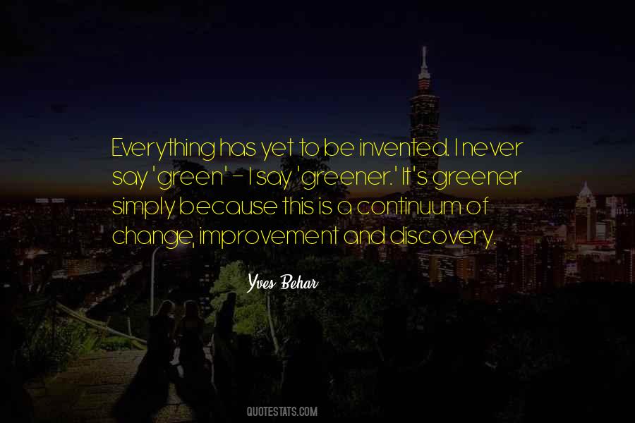 Never Greener Quotes #346984