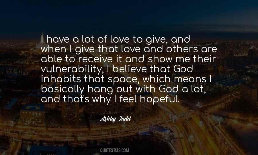 Give And Receive Love Quotes #1595472