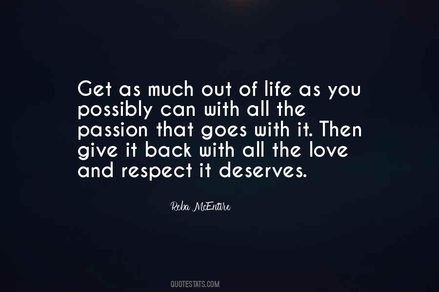 Give Back Love Quotes #511126