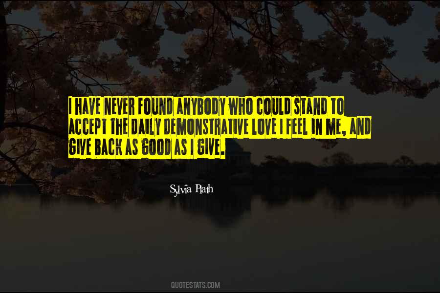 Give Back Love Quotes #574055