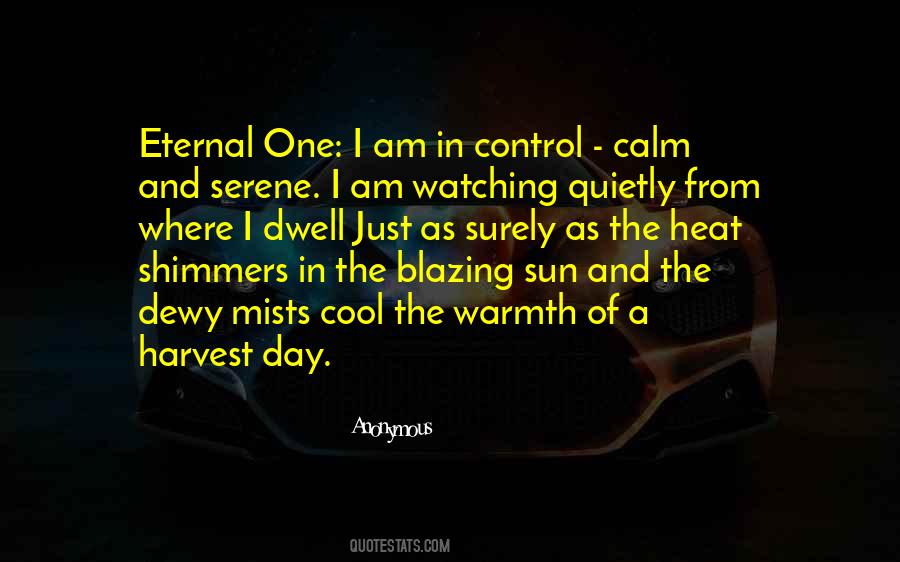 Quotes About The Warmth Of The Sun #1514112