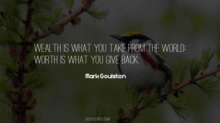 Give Back Quotes #1224107