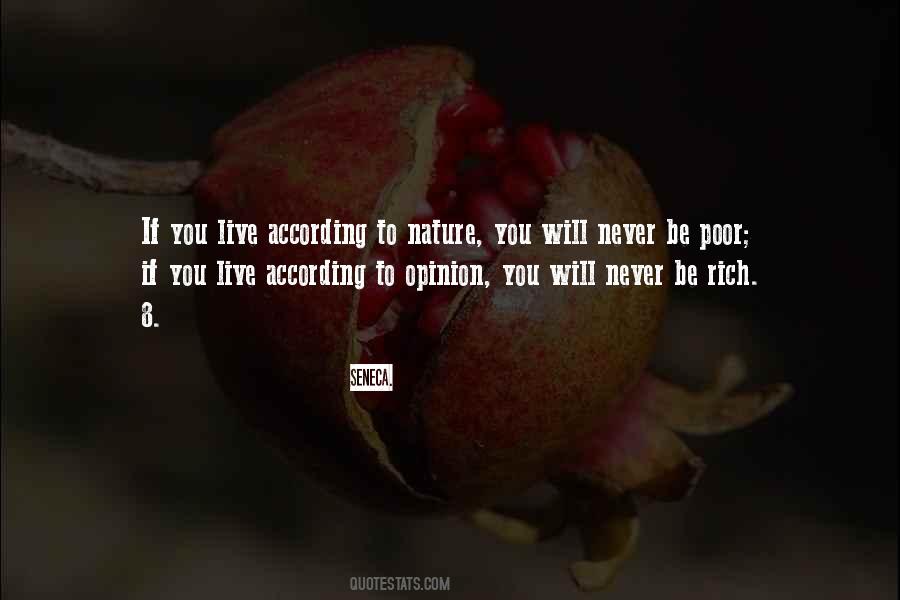Rich Nature Quotes #1182430