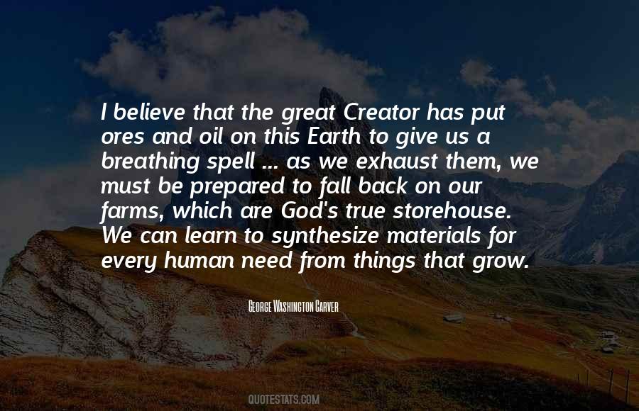 Give Back To The Earth Quotes #775130