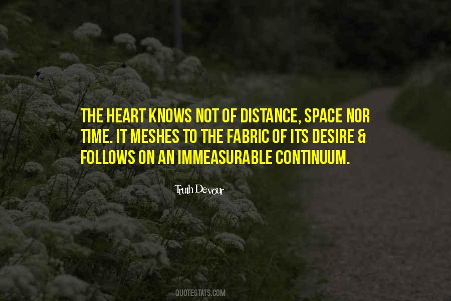 Heart Distance Quotes #568306