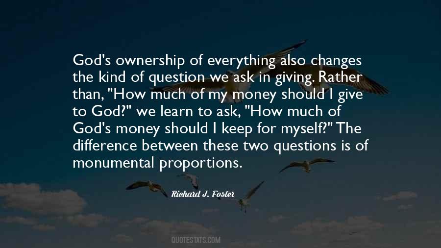 Give Everything To God Quotes #437948