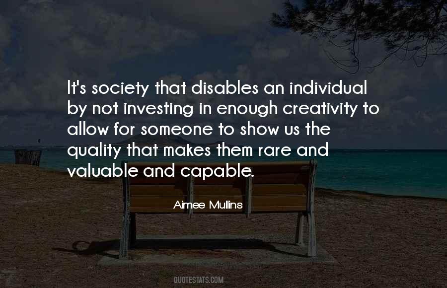 Quotes About The Individual In Society #717175