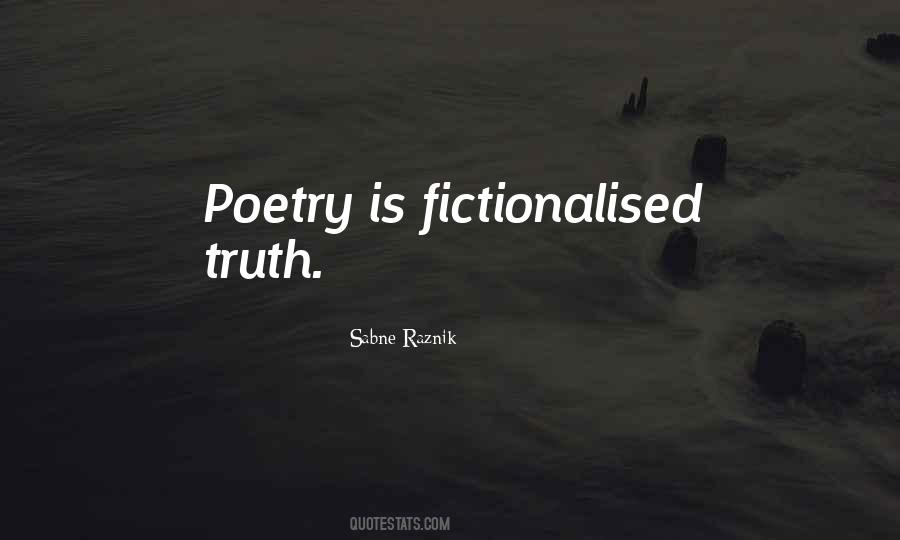 Poetry Truth Quotes #1256451