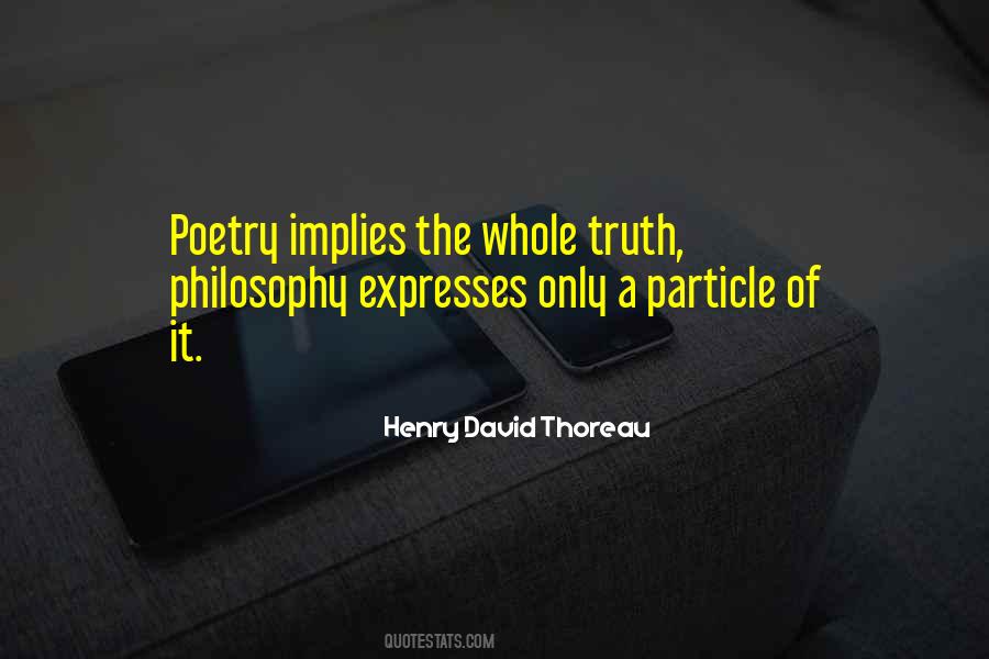 Poetry Truth Quotes #1281768