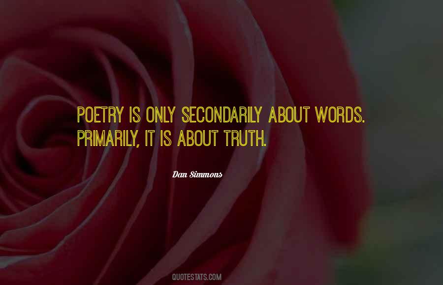 Poetry Truth Quotes #18230
