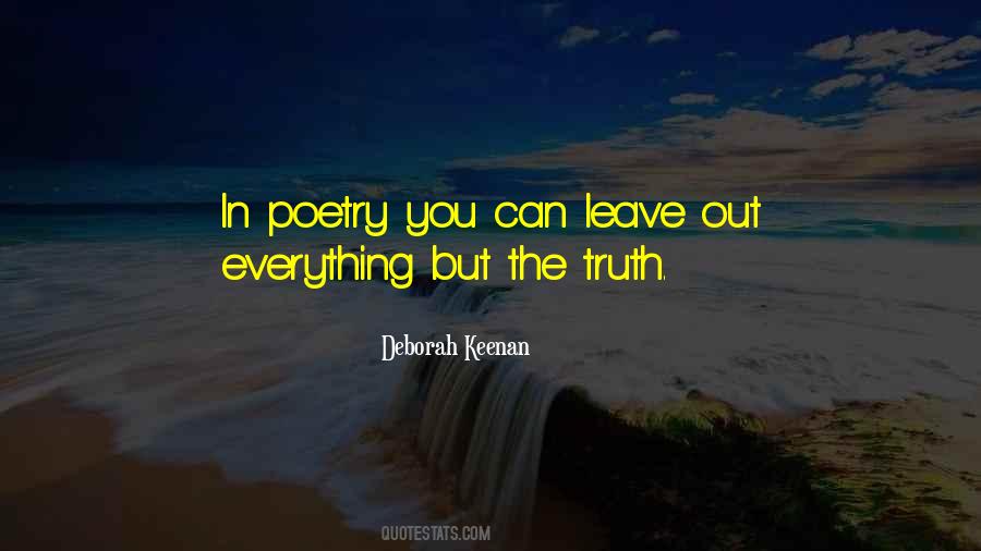 Poetry Truth Quotes #662464
